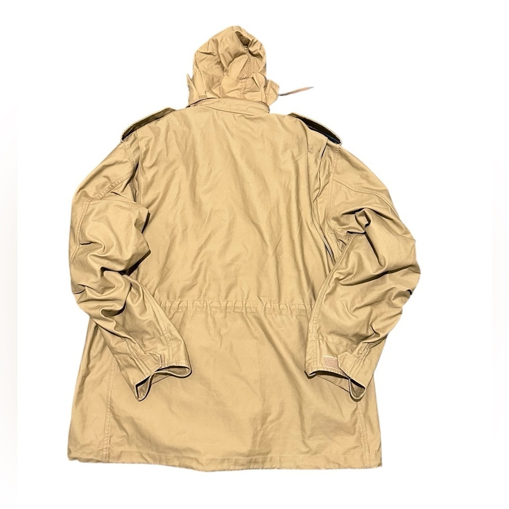 Alpha Industries Coat XL Regular Tan M65 Field Jacket First Gen Y2K Repro - Picture 13 of 16
